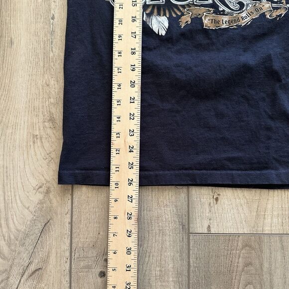 Harley Davidson 2008 Sturgis Black Hills Rally T-Shirt Mens Small Tye Dye Black - Picture 3 of 6